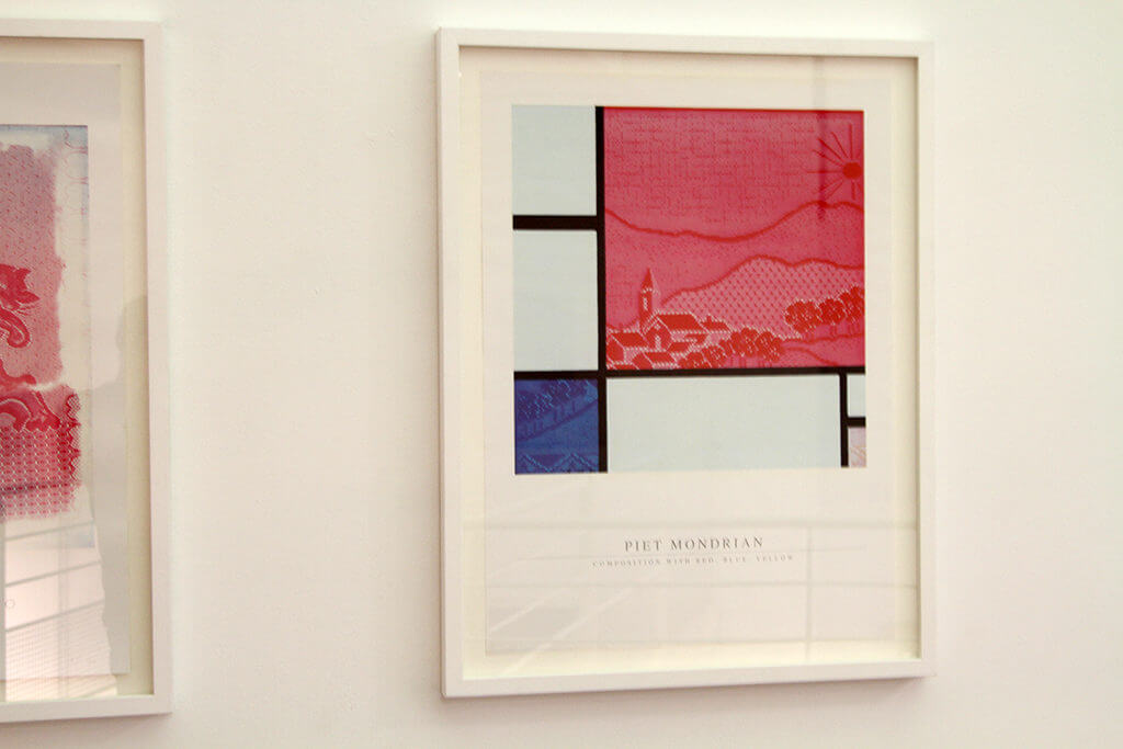 Héliogramme (Piet Mondrian - Composition with red, blue, yellow), 2012, poster insolé