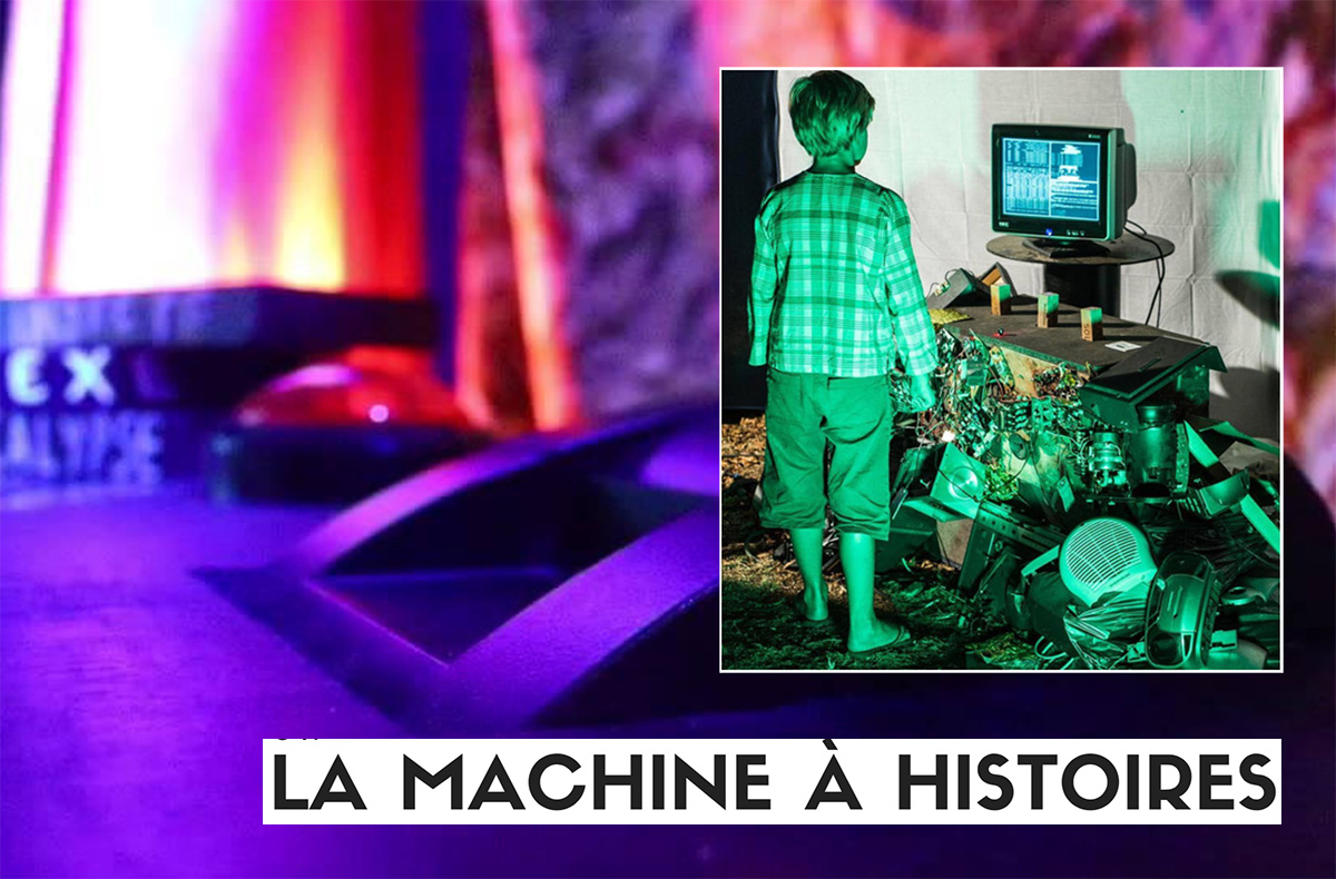 "La machine à histoires", Collectif Bruit bleu